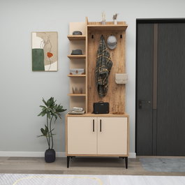 Hanah Home Julendor Atlantic Pine, Beige